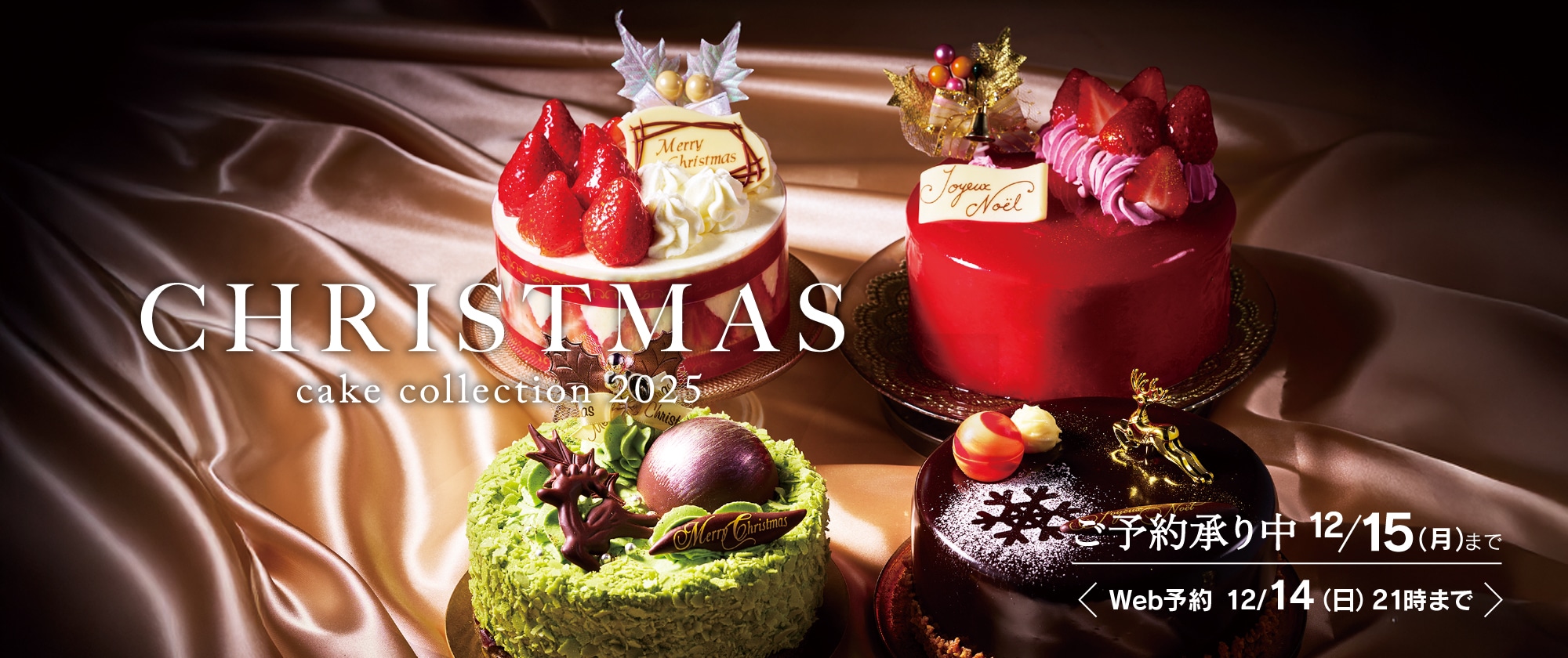 CHRISTMAS cake collection 2025