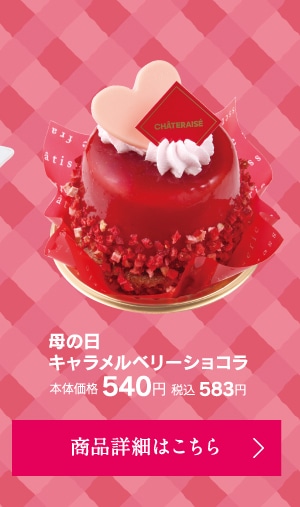 母の日キャラメルベリーショコラ