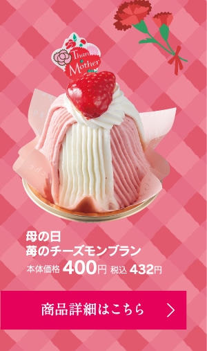 母の日苺のチーズモンブラン