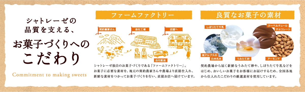 シャトレーゼの品質を支える、お菓子づくりへのこだわり