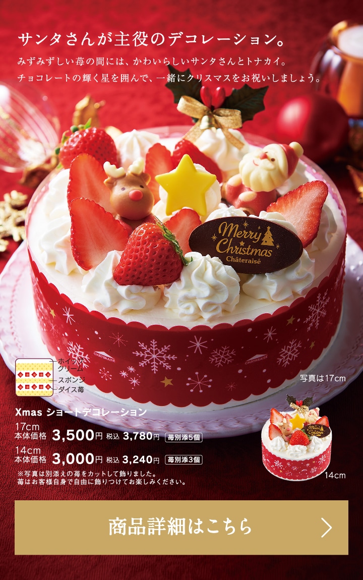 Xmasショートデコレーション