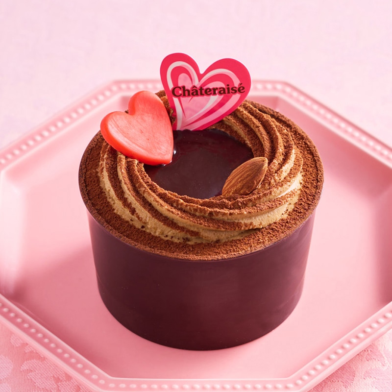 バレンタイン小物ケーキ