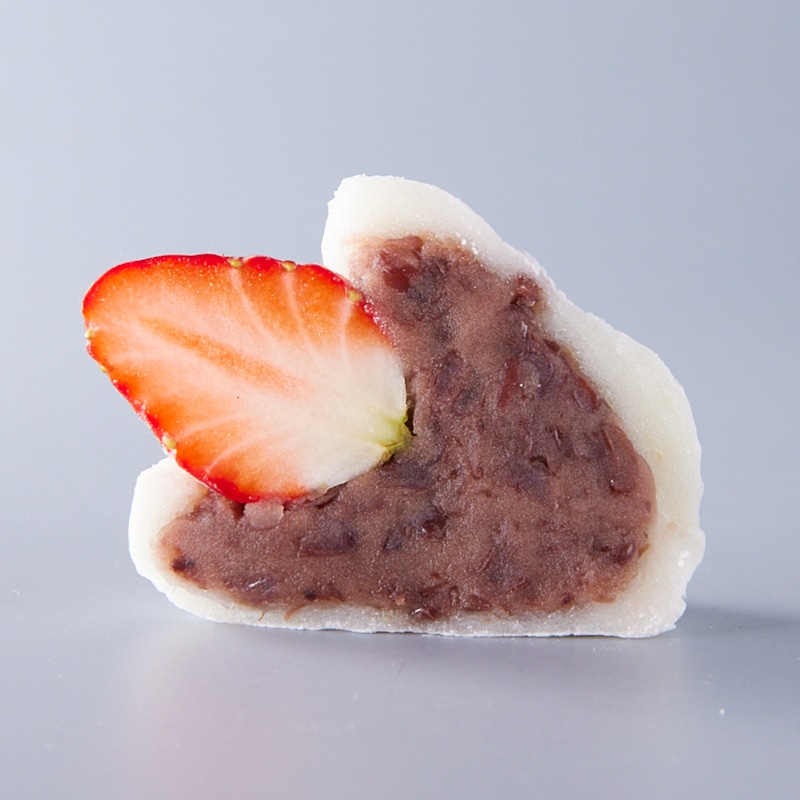 特撰 大きな苺大福 粒餡(とちあいか種苺 または ゆめのか種苺)