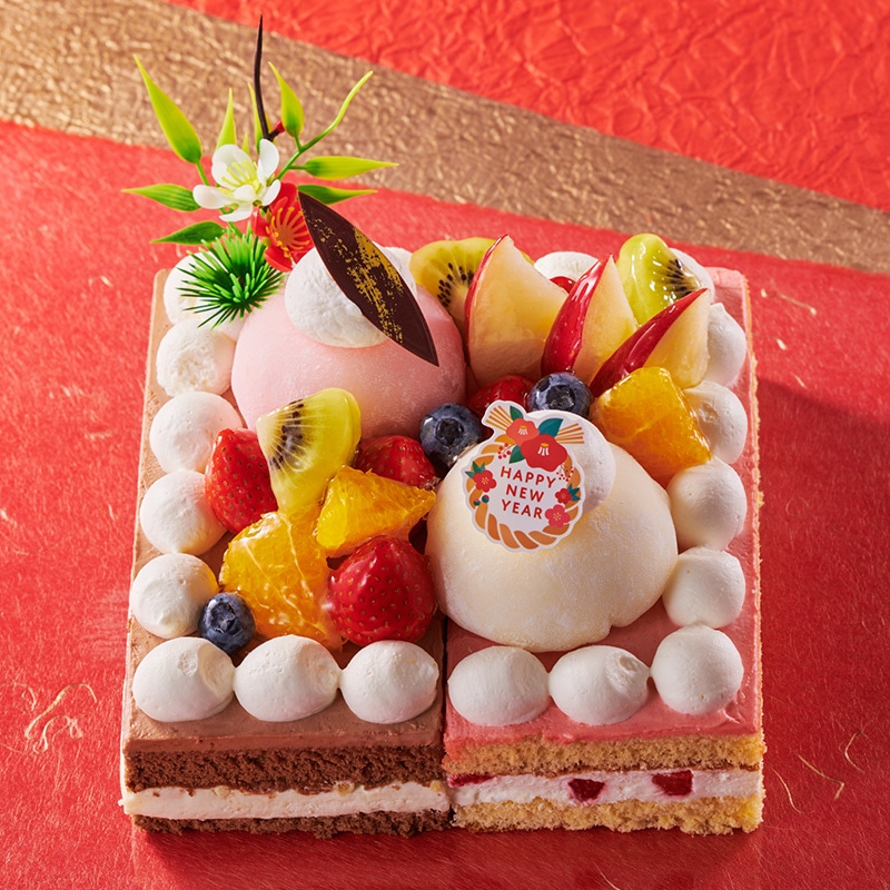 2つの味が楽しめる スイーツパレードデコレーション