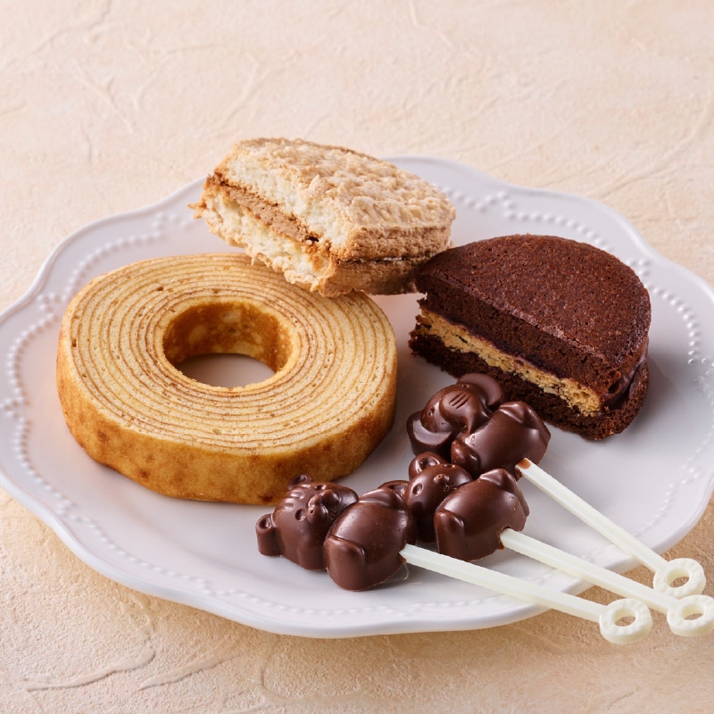 【通販限定】巾着付き!チョコスイーツ詰合せ 4種30個入 チョコスイーツ