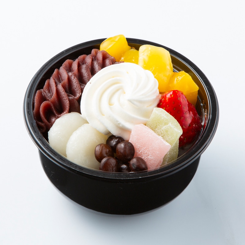 春の桜 クリームあんみつ 桜こしあん