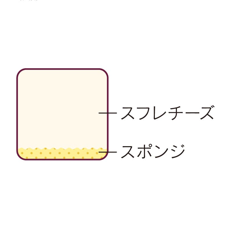 【7・8月限定】フランスブルターニュ産クリームチーズ使用 レモンスフレチーズデコレーション13cm