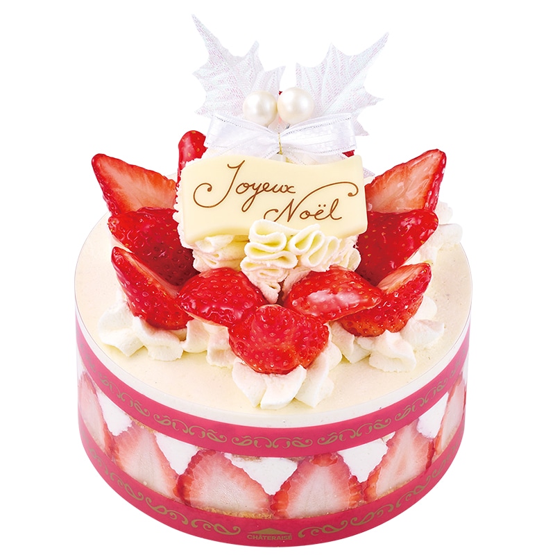 Xmasプレミアム純生苺デコレーション 13cm（イメージ2）
