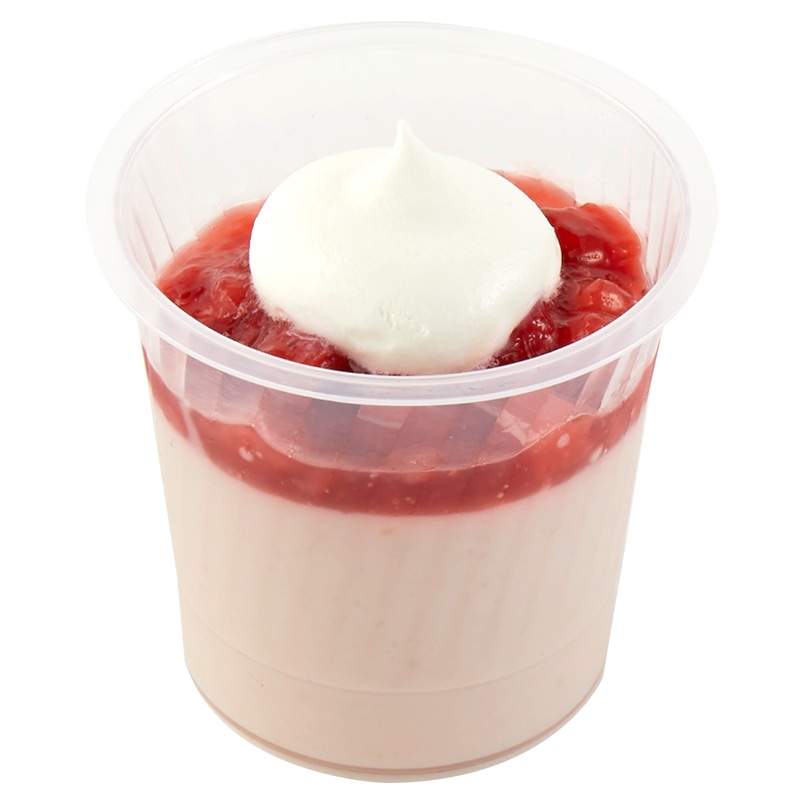 ホイップクリーム苺プリン