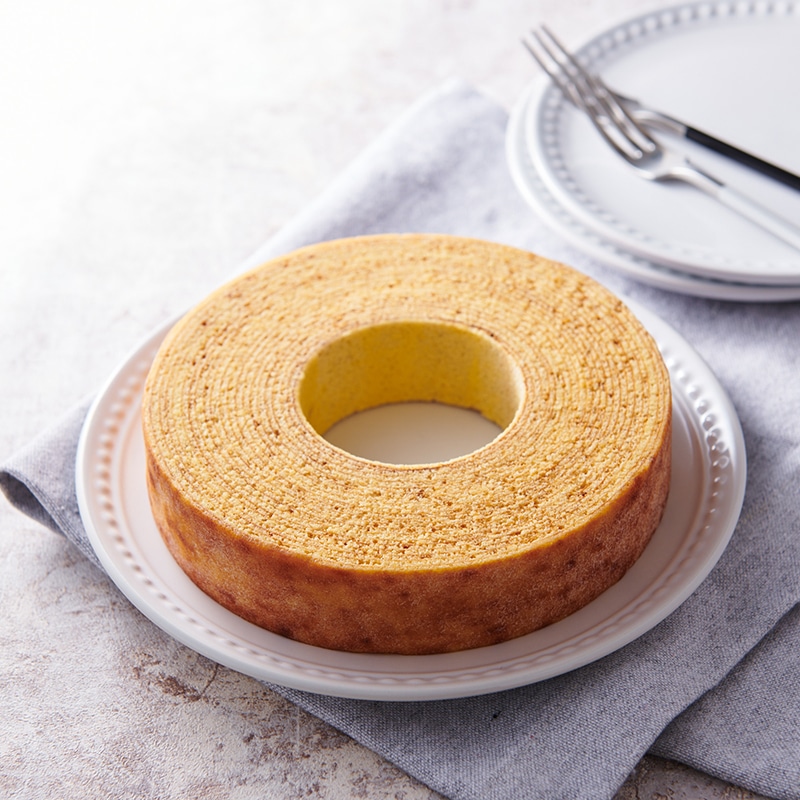 【通販】バウムクーヘン すこやかの樹 14cm(いい夫婦の日掛け紙付き) 14cm