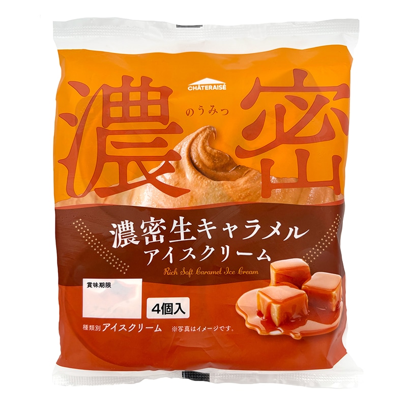 濃密生キャラメルアイスクリーム 4個入 4個入
