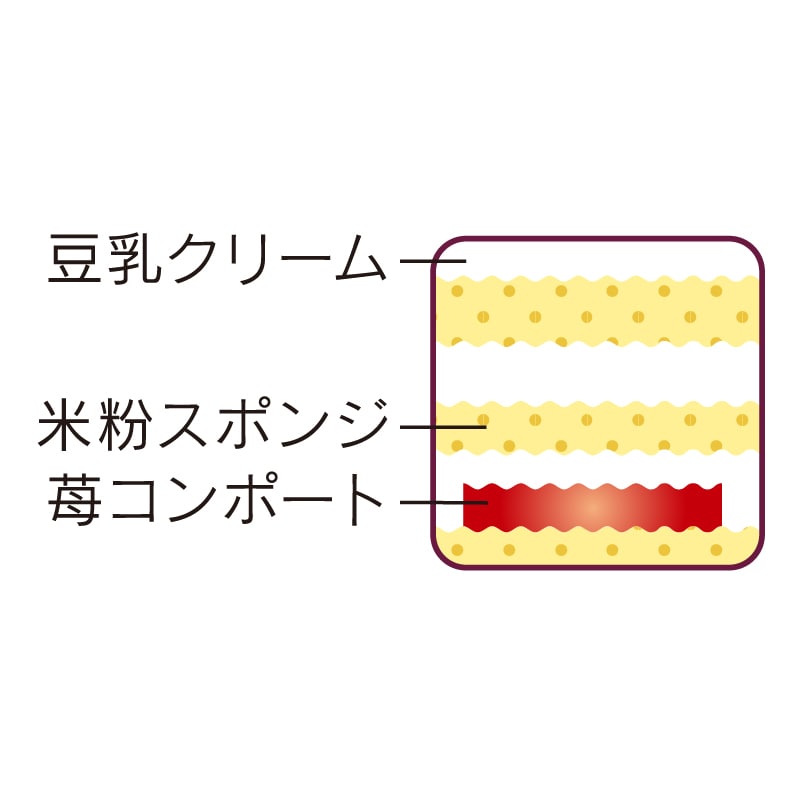 【通販】乳と卵と小麦粉を使用していないXmasデコレーション14cm(苺なし)
