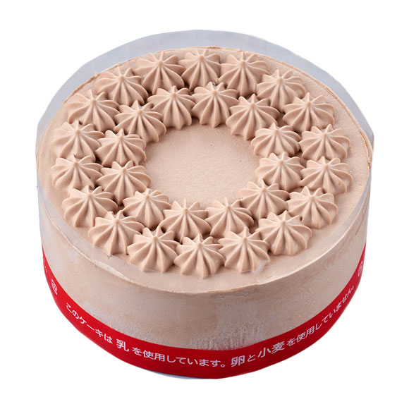 【通販】 桃の節句 卵と小麦粉を使用していないチョコデコレーション14cm(苺なし)