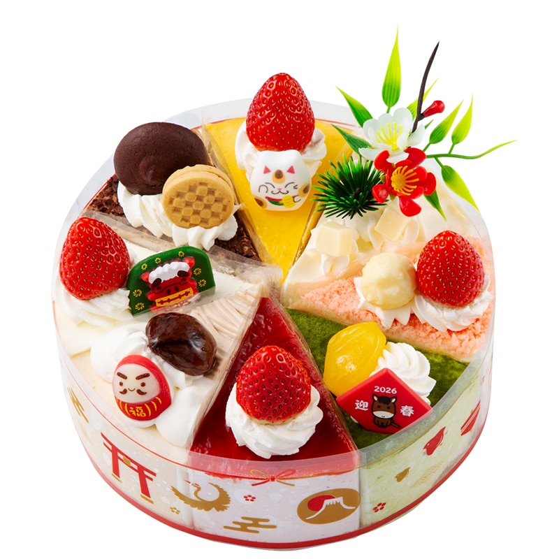 ニューイヤーアソート デコレーション17cm