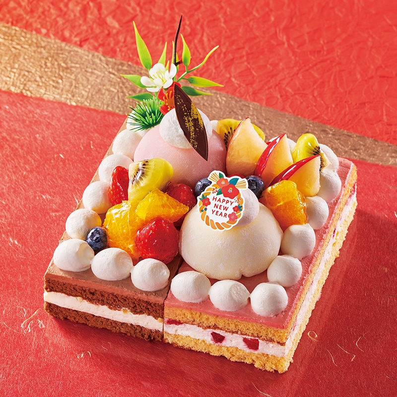 2つの味が楽しめる スイーツパレードデコレーション