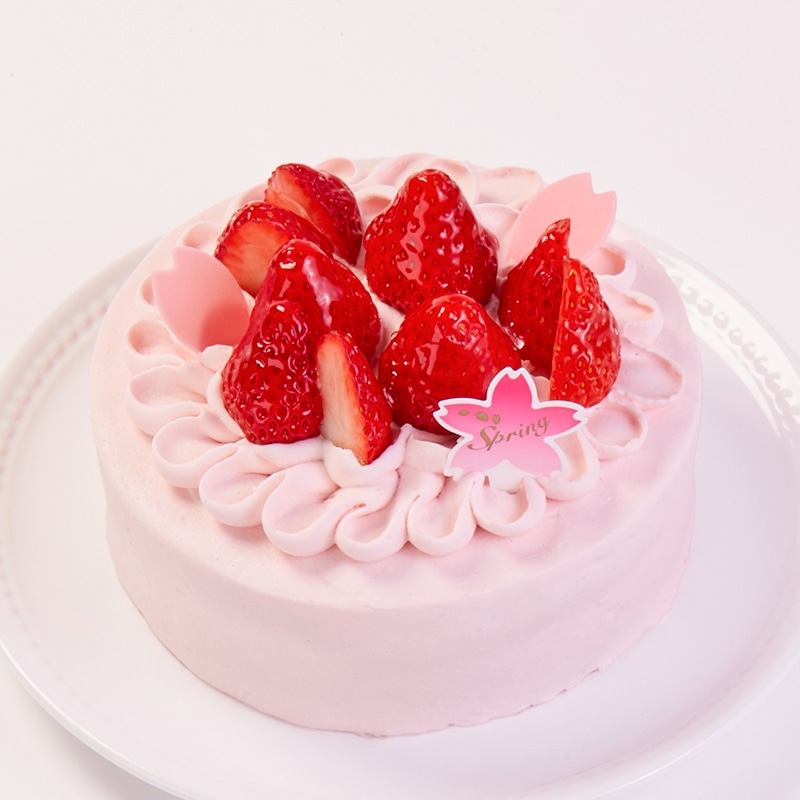 春の桜デコレーション 14cm