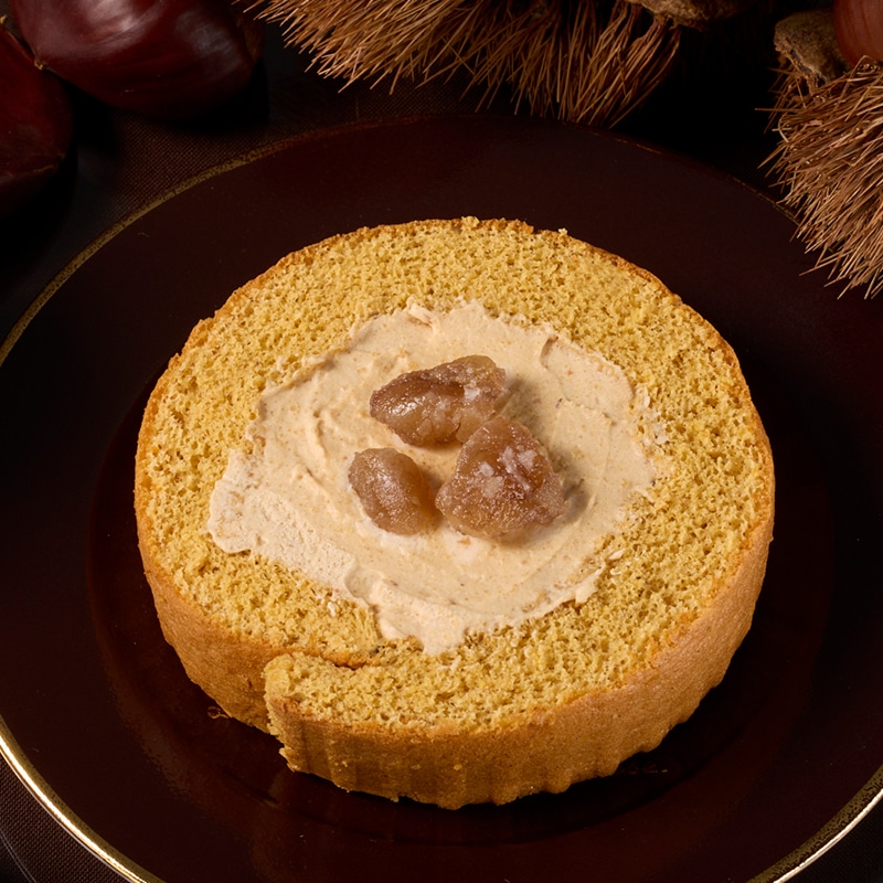 ふんわりマロンロール香るモンブラン