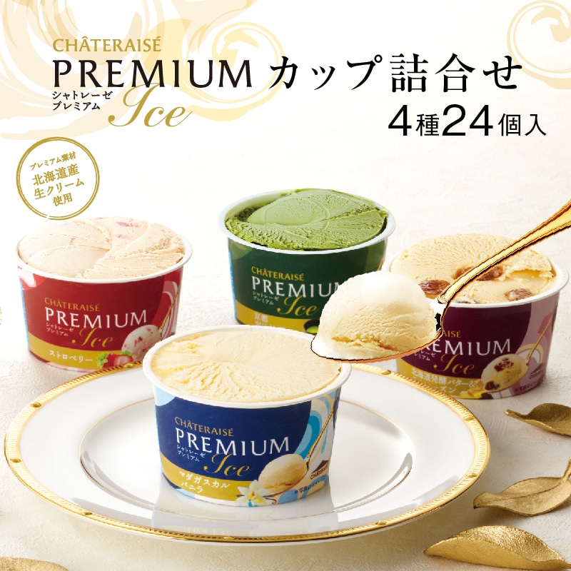 【通販】CHATERAISE PREMIUMカップ4種24個入詰合せ 24個入(通販商品)