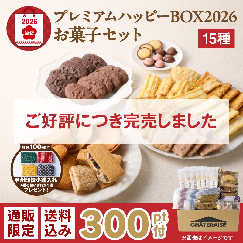 福袋】プレミアムハッピーBOX 2025~2026 お菓子セット（送料無料）福袋