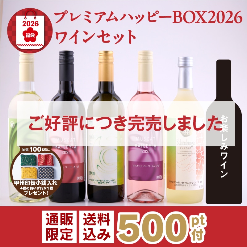 福袋】プレミアムハッピーBOX 2025~2026 ワインセット（送料無料）