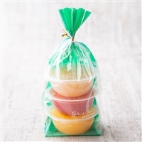 フルーツのジュレ3個入（白桃･苺･オレンジ）