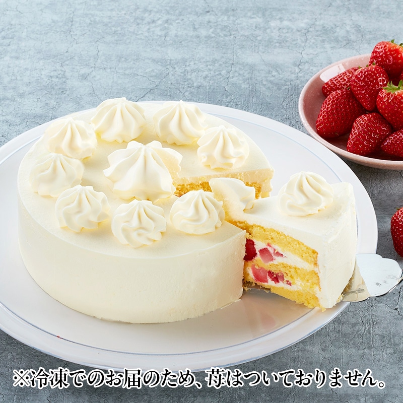 【通販】ショートデコレーション17cm チョコプレートとサインチョコ・ロウソク付き