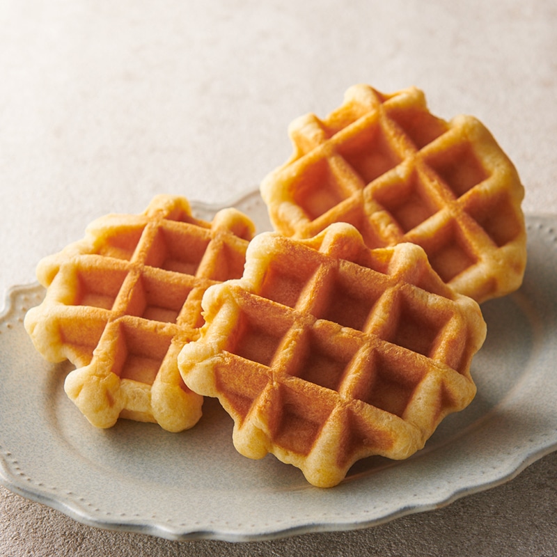 北海道産小麦のワッフルプレーン3個入
