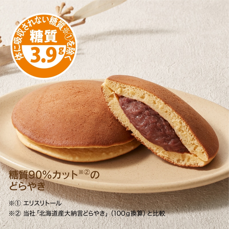 糖質90%カットのどらやき