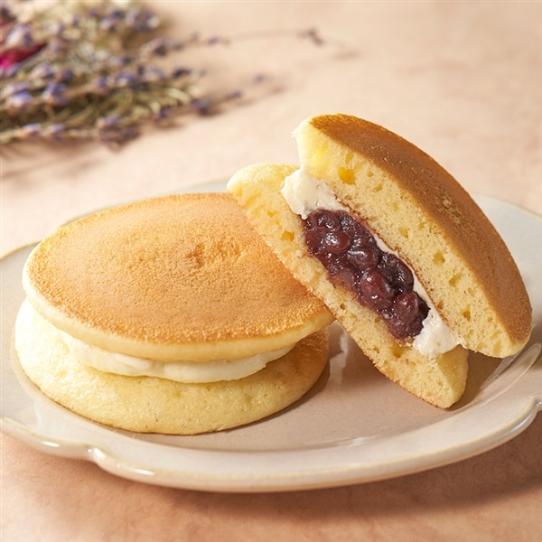 国産バターと自家炊き餡のパンケーキ