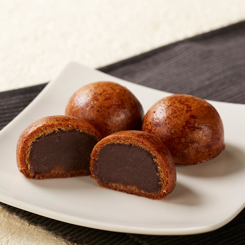 自家炊き餡ひとくちかりんとう饅頭4個入