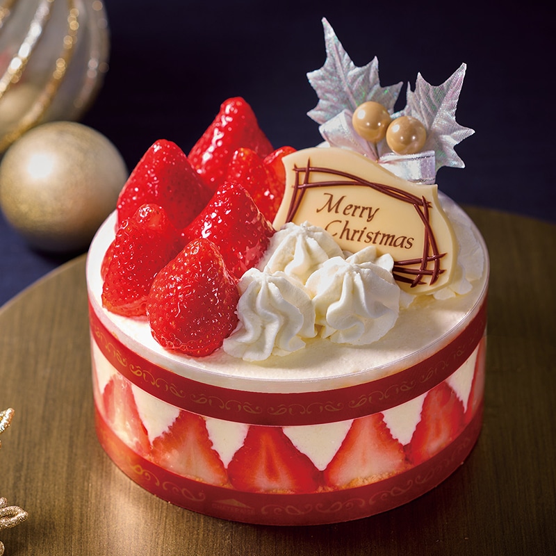 Xmasプレミアム苺デコレーション13cm