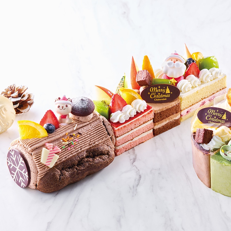 Xmas フルーツトレイン プレゼントサンタ号36cm