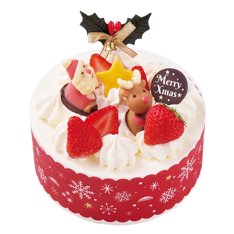 Xmasショートデコレーション14cm