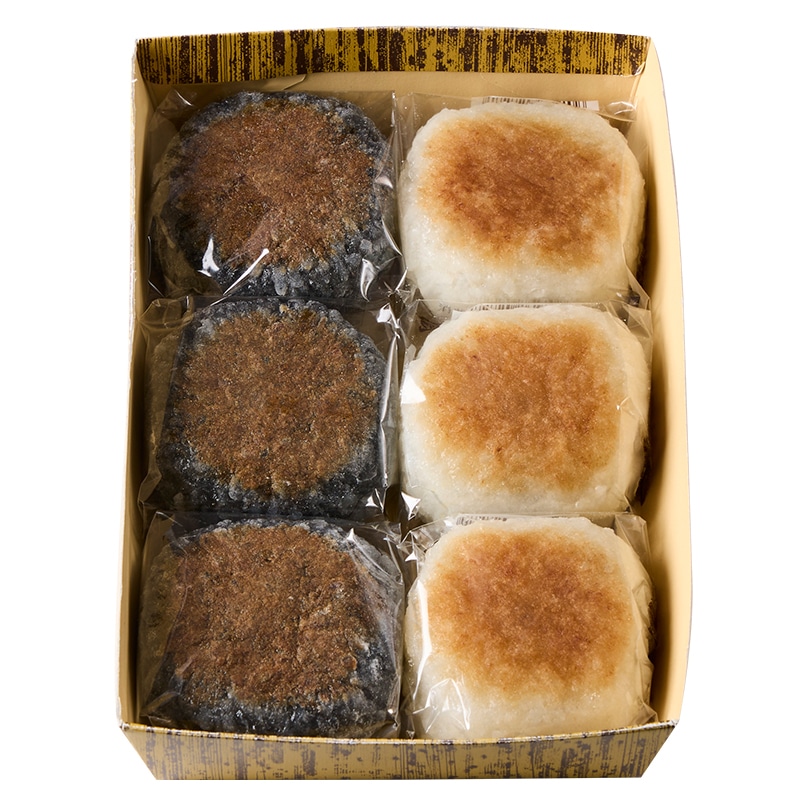 2種の粗搗き大福 6個入（粗搗き大福・粗搗き大福 黒胡麻）