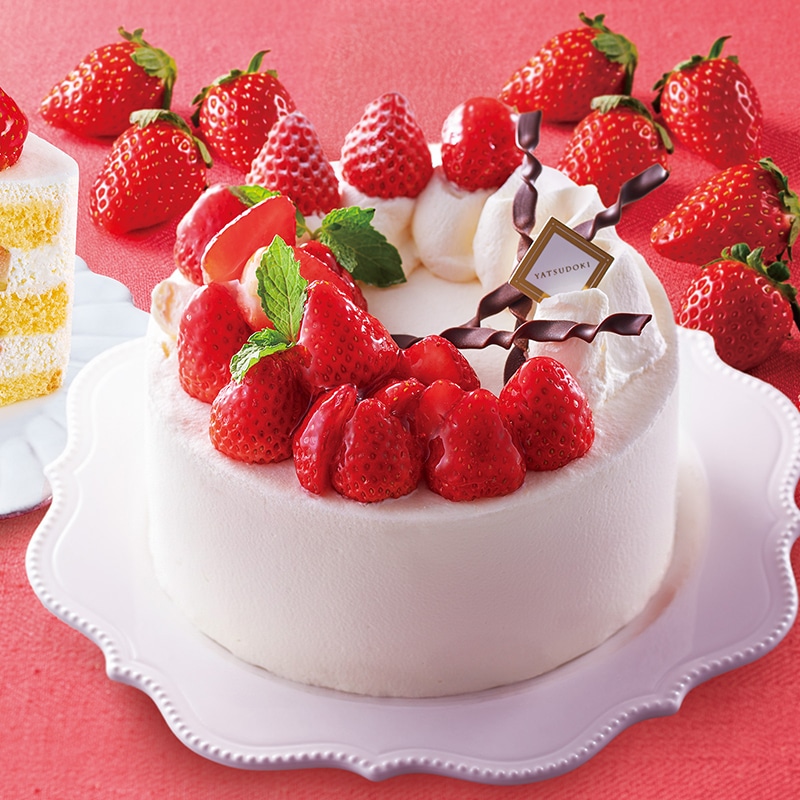 YATSUDOKI 自社農園苺のフレーズショート14cm