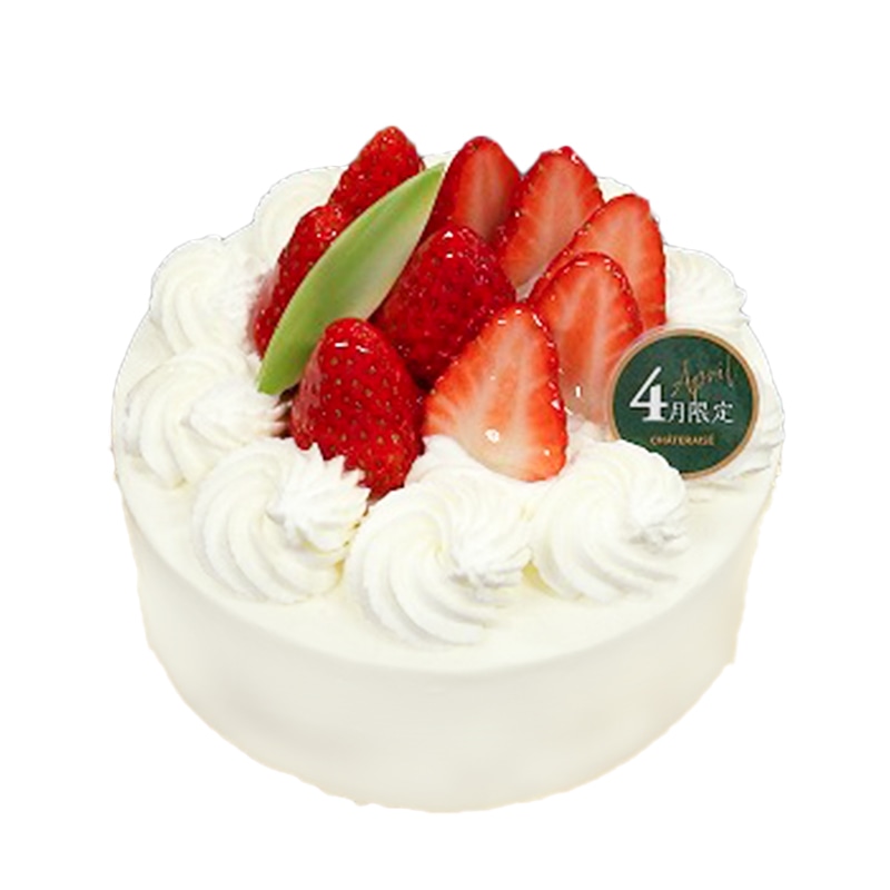 【4月限定】紅ほっぺ種苺のデコレーション14cm