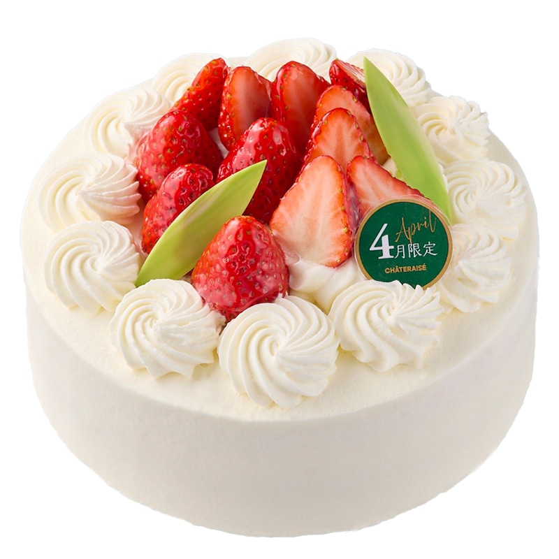 【4月限定】紅ほっぺ種苺のデコレーション17cm