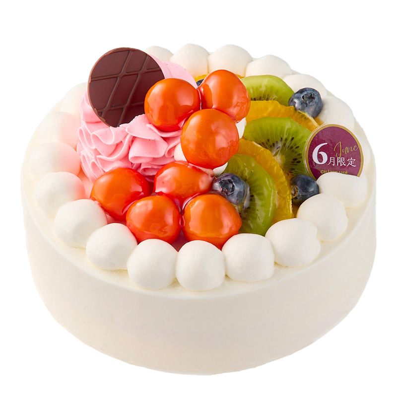 【6月限定】国産さくらんぼのデコレーション 17cm