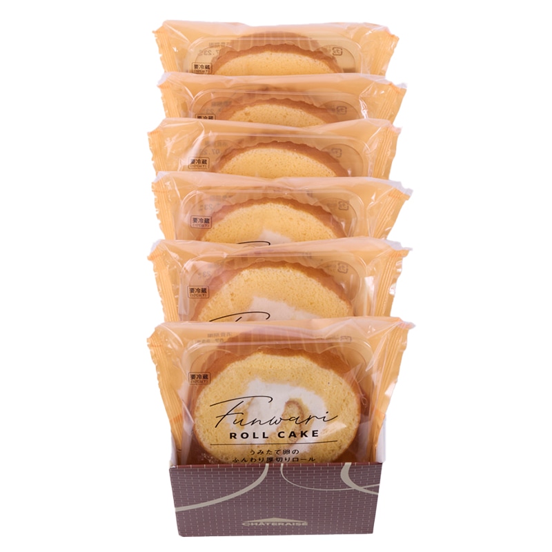 うみたて卵のふんわり厚切りロール 6個入