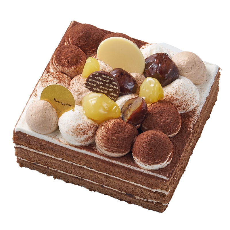 【9～11月限定】ショコラマロン キューブデコレーション