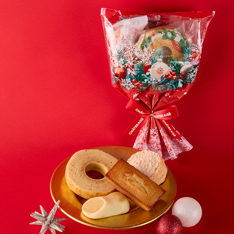 Xmas スイーツラッピングブーケ