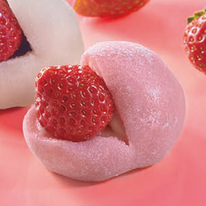 特撰 大きな苺大福　白餡