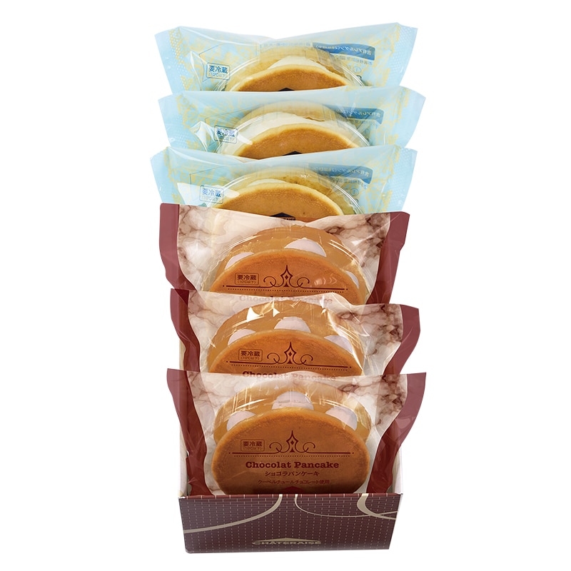 2種のパンケーキ詰合せ 6個入