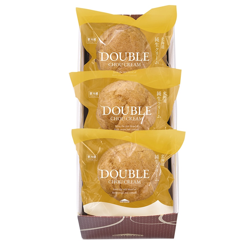ダブルシュークリーム 北海道純生クリーム 6個入