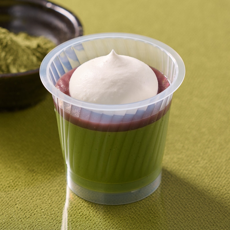 宇治抹茶ミルクプリン