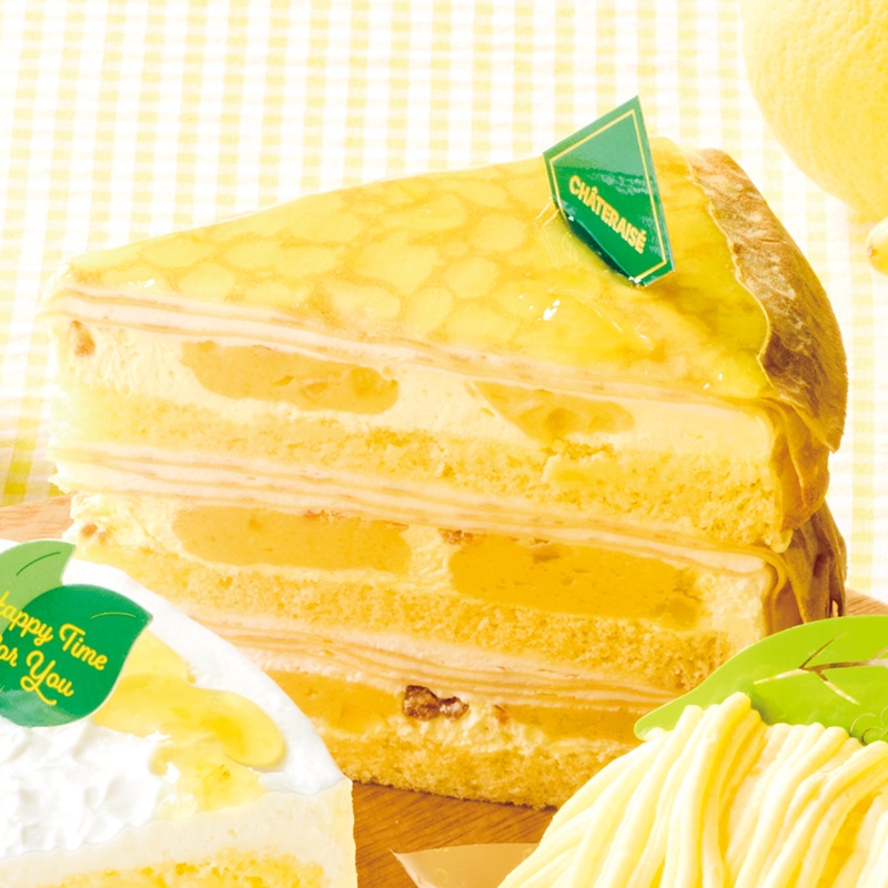 瀬戸内レモンとはちみつのクレープケーキ