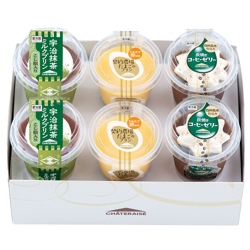 3種のカップデザート詰合せ 6個入