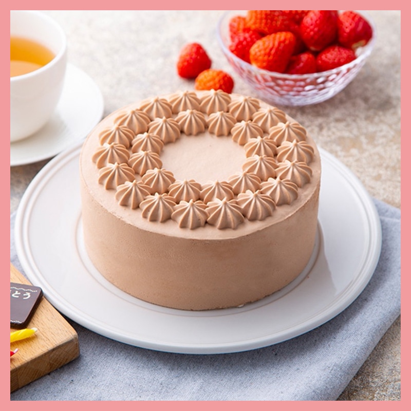 【通販】卵と小麦粉を使用していないチョコデコレーション(苺なし)