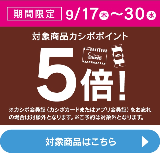 ポイント5倍